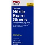 CVS Health Durable Nitrile Exam Gloves, One Size, thumbnail image 3 of 4
