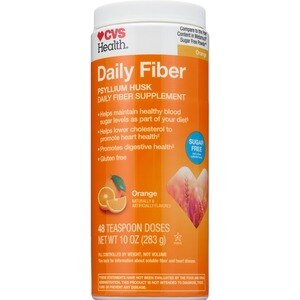CVS Health - Fibra diaria natural de rápida disolución, Orange, 114 dosis en cucharaditas