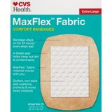 CVS Health MaxFlex Fabric Comfort Bandages, Extra Large, thumbnail image 2 of 5
