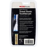 CVS Health Travel Sonic Tooth Brush, Battery Powered, thumbnail image 2 of 3