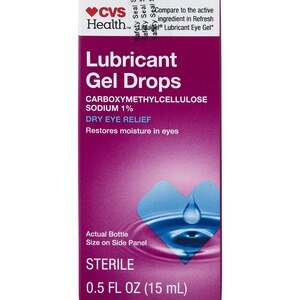 CVS Health Lubricant Gel Drops. .5 OZ