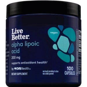 Live Better Alpha Lipoic Acid, 100 CT