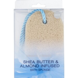 Beauty 360 Shea Butter And Almond Infused Bath Sponge