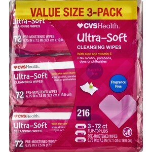 CVS Health - Toallitas de limpieza para bebé ultrasuaves