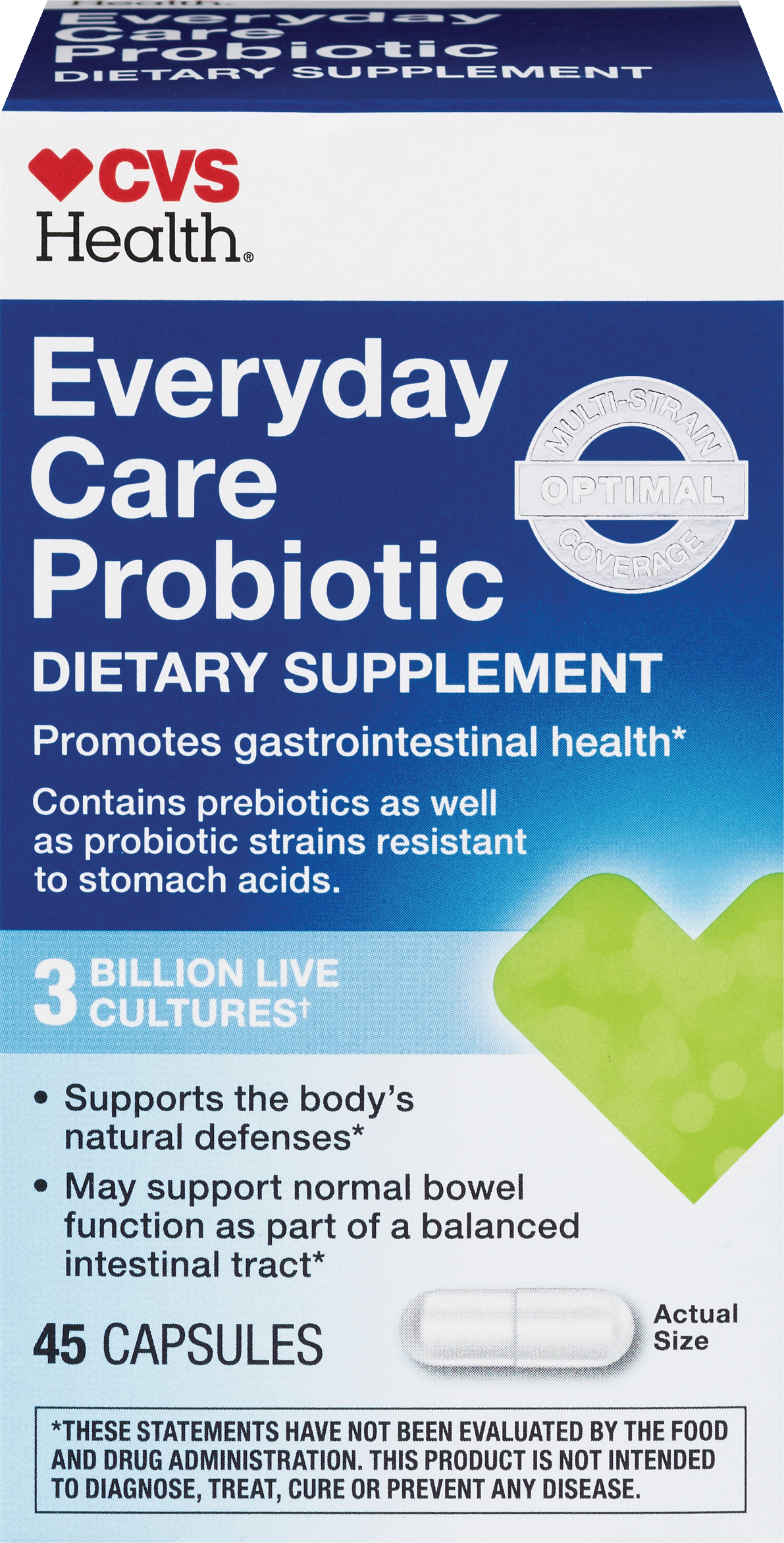 CVS Health Everyday Care Probiotic, 45 Ct