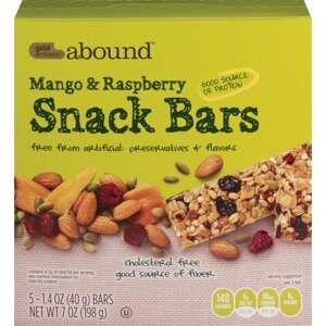 gold emblem abound mango raspberry snack bars 5ct cvs com