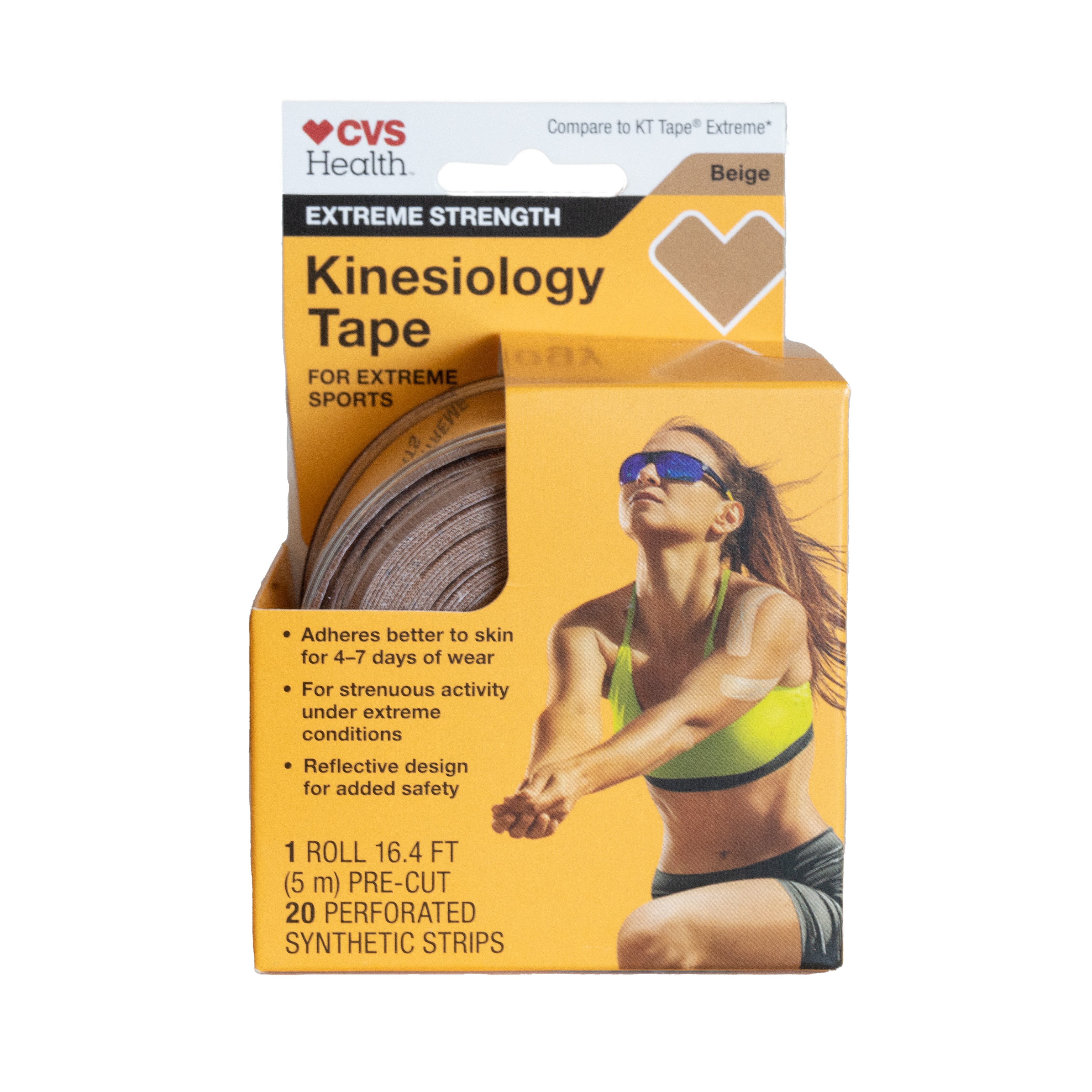 CVS Health Extreme Strength Kinesiology Tape, Beige