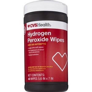 CVS Health Hydrogen Peroxide Wipes, 40 Ct