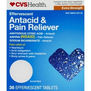 CVS Health Effervescent Antacid & Pain Reliever, 36CT