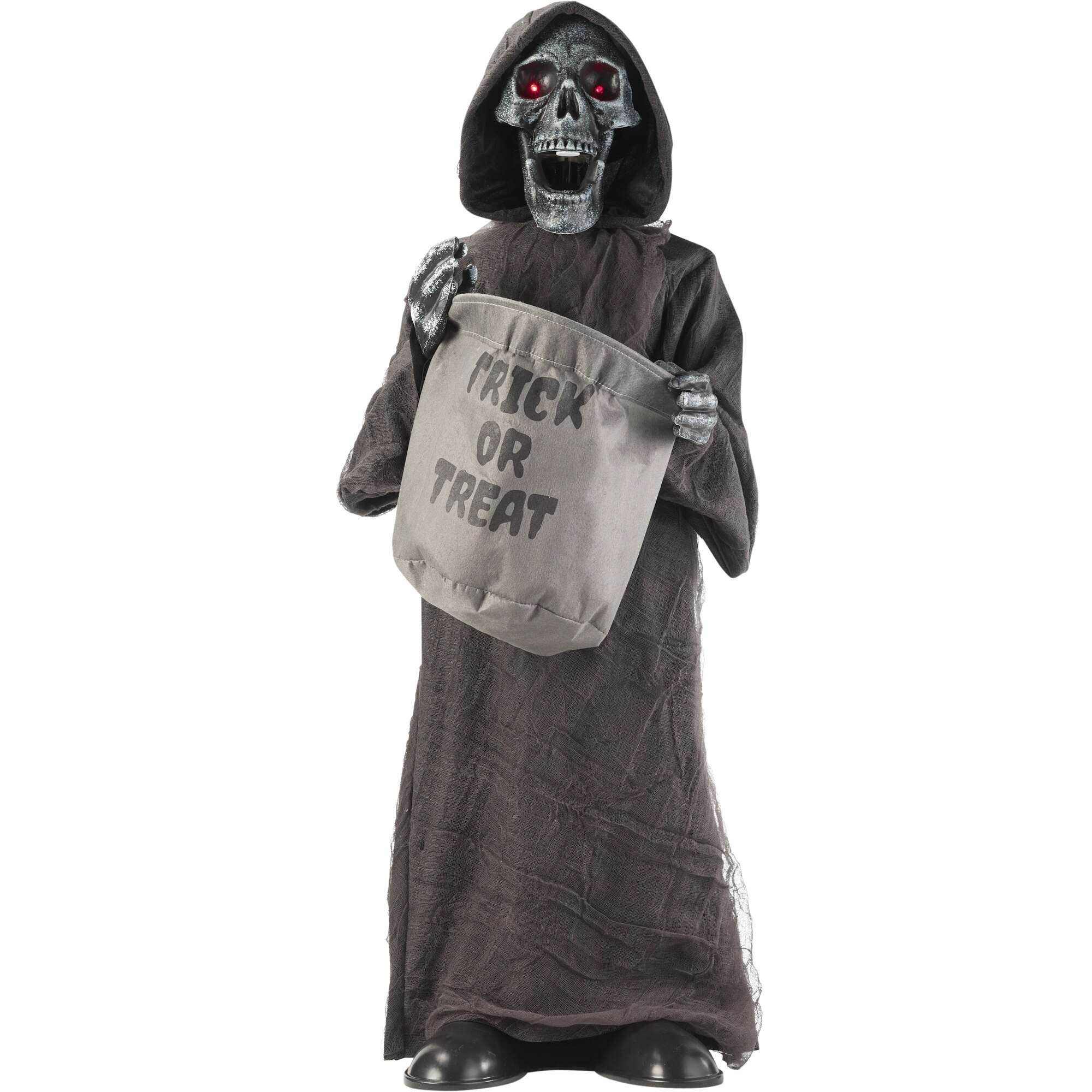 Spooky Village  Animated Grim Reaper with Candy Bag, 1 ct