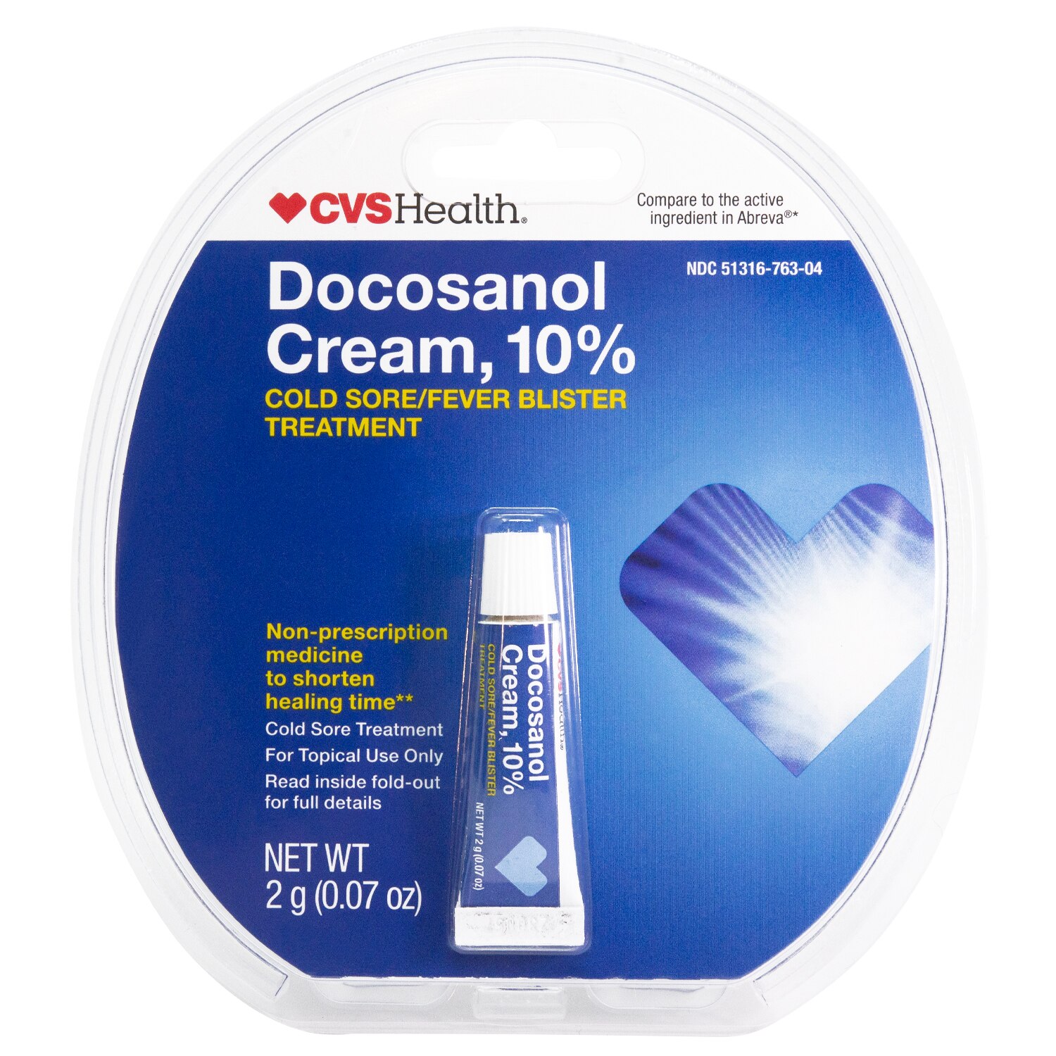CVS Health Docosanol 10% Cream Tube