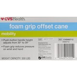 CVS Health Foam Grip Offset Cane, thumbnail image 2 of 2