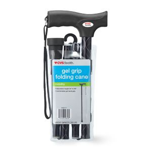 CVS Health Gel Grip Folding Cane