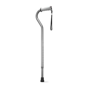  CVS Health Adjustable Height Offset Grip Gel Handle Cane, Flamingos 