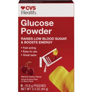 CVS Health Glucose Powder Sticks, 6 CT