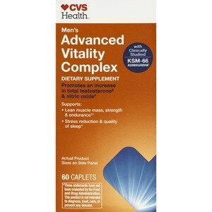 CVS Health Men's Advanced Vitality Complex - Suplemento dietario, 60 u.