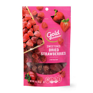 Gold Emblem - Fresas deshidratadas, 4 oz