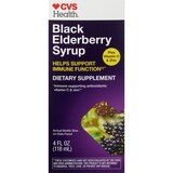 CVS Health Black Elderberry Syrup plus Vitamin C & Zinc, 4 OZ, thumbnail image 1 of 6