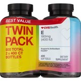 CVS Health Vitamin E 400 IU Softgels, 400 CT, Twin Pack, thumbnail image 2 of 4