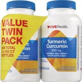 CVS Health Turmeric Capsules Twinpack, 150 CT, thumbnail image 1 of 8
