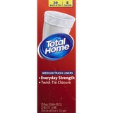 Total Home Small Trash Liners, 8 Gallon, 20CT, thumbnail image 2 of 5