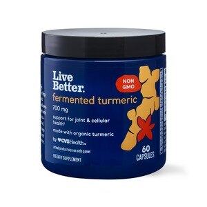 Live Better - Suplemento dietario, cúrcuma fermentada, 700 mg, 60 u.