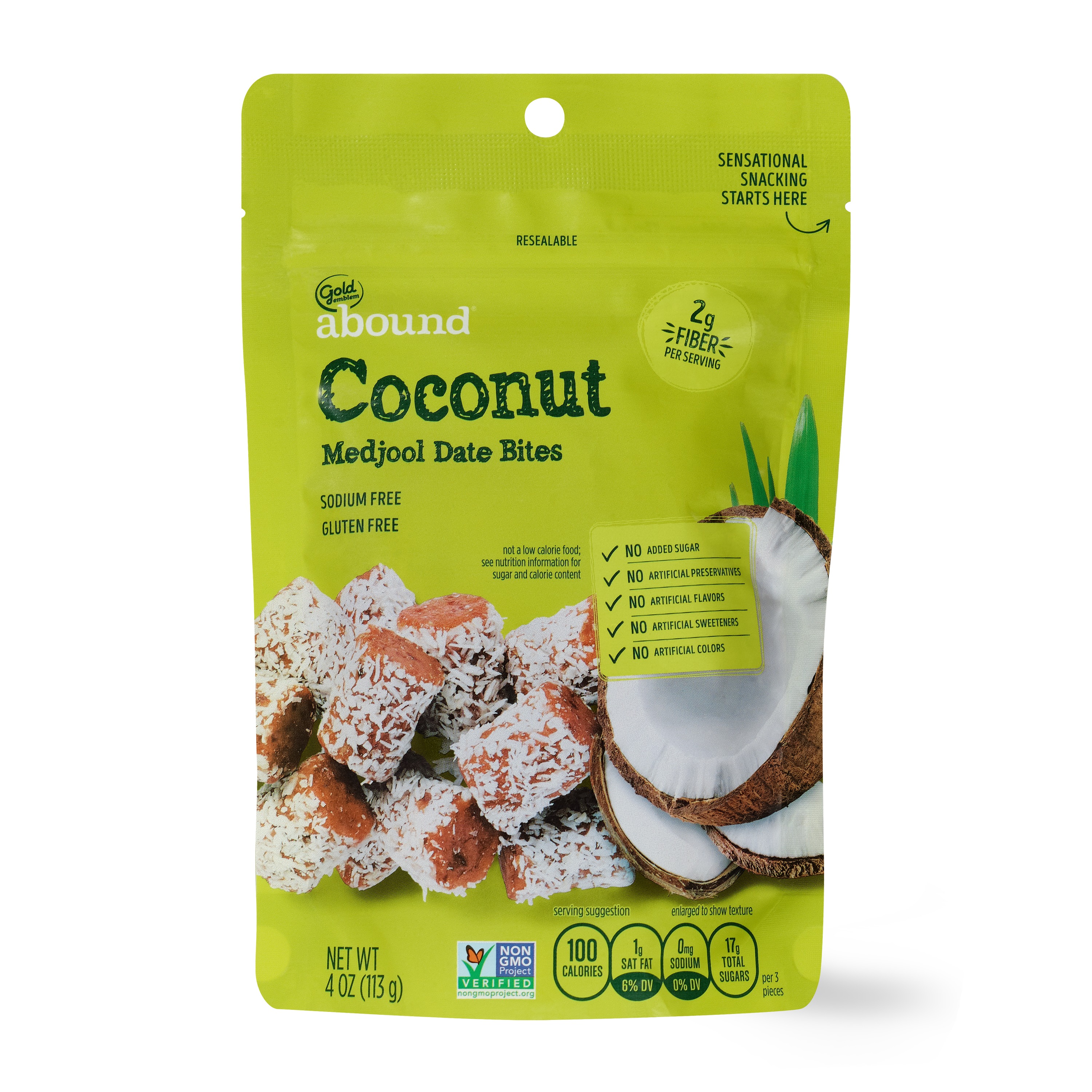 Gold Emblem Abound Coconut Medjool Date Bites, 5 OZ