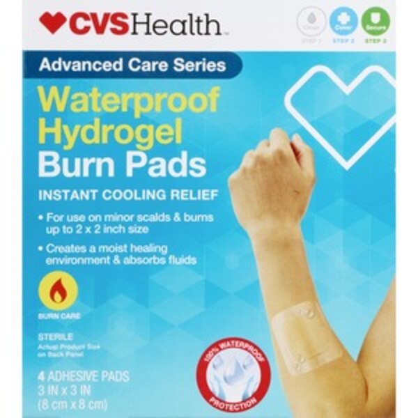 CVS Health Sterile Hydrogel Burn Pads Pick Up In Store TODAY at CVS