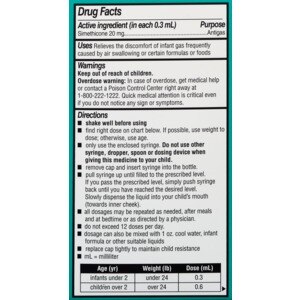 Infant Gas Drops Dosage Chart By Weight