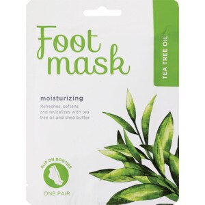  CVS Health Foot Mask, Moisturizing, Tea Tree Oil, 1CT 