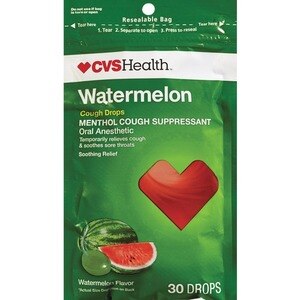 CVS Health Cough Drops, 30 CT, Watermelon