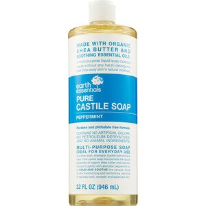 Pure Castile Soap With Peppermint, 32 Oz , CVS