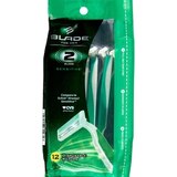 Blade Men's 2-Blade Disposable Razors, 12 CT, thumbnail image 1 of 3