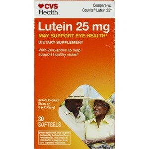 CVS Health - Cápsulas blandas de luteína, 25 mg, 30 u.