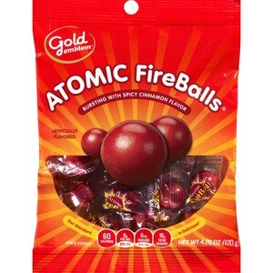 Gold Emblem Atomic Fire Balls Bursting with Spicy Cinnamon Flavor, 4.5 oz