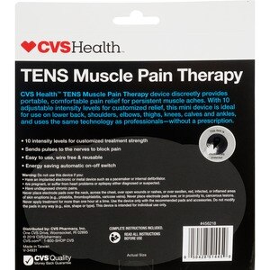 cvs health tens muscle pain relief