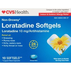 CVS Health 24HR Non Drowsy Loratadine Softgels