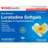 CVS Health 24HR Non Drowsy Loratadine Softgels, thumbnail image 1 of 3