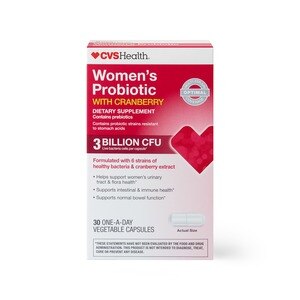 CVS Health Women's Probiotic & Cranberry Capsules, 30 Ct