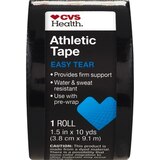 CVS Health East Tear Athletic Tape, Black, thumbnail image 1 of 4