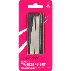 One+other Classic Tweezer Set & Case , CVS