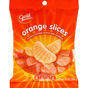 Gold Emblem - Gomitas con forma de gajo de naranja, 11 oz
