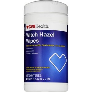 CVS Health - Toallitas con Witch Hazel, 40 u.