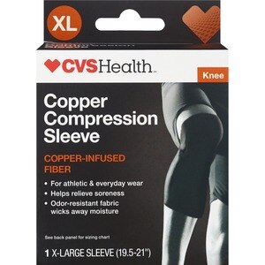  CVS Health Copper Compression Sleeve, X-Large 