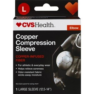 CVS Health Copper Elbow Compression Sleeve