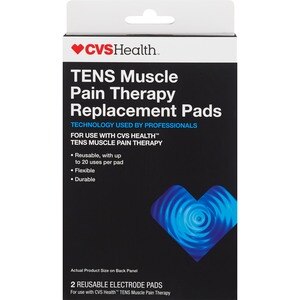 CVS Health TENS Muscle Pain Therapy Replacement Pads, 2 CT