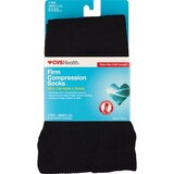 CVS Health Firm Compression Socks Over-The-Calf Length Unisex, 1 Pair, thumbnail image 1 of 2