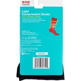 CVS Health Light Compression Socks Over-The-Calf Unisex, 1 Pair, L/XL, thumbnail image 2 of 2