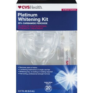  CVS Health Platinum Whitening Kit, 0.15 OZ 