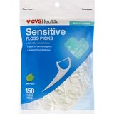 CVS Health Sensitive Floss Picks, Mint, thumbnail image 1 of 2